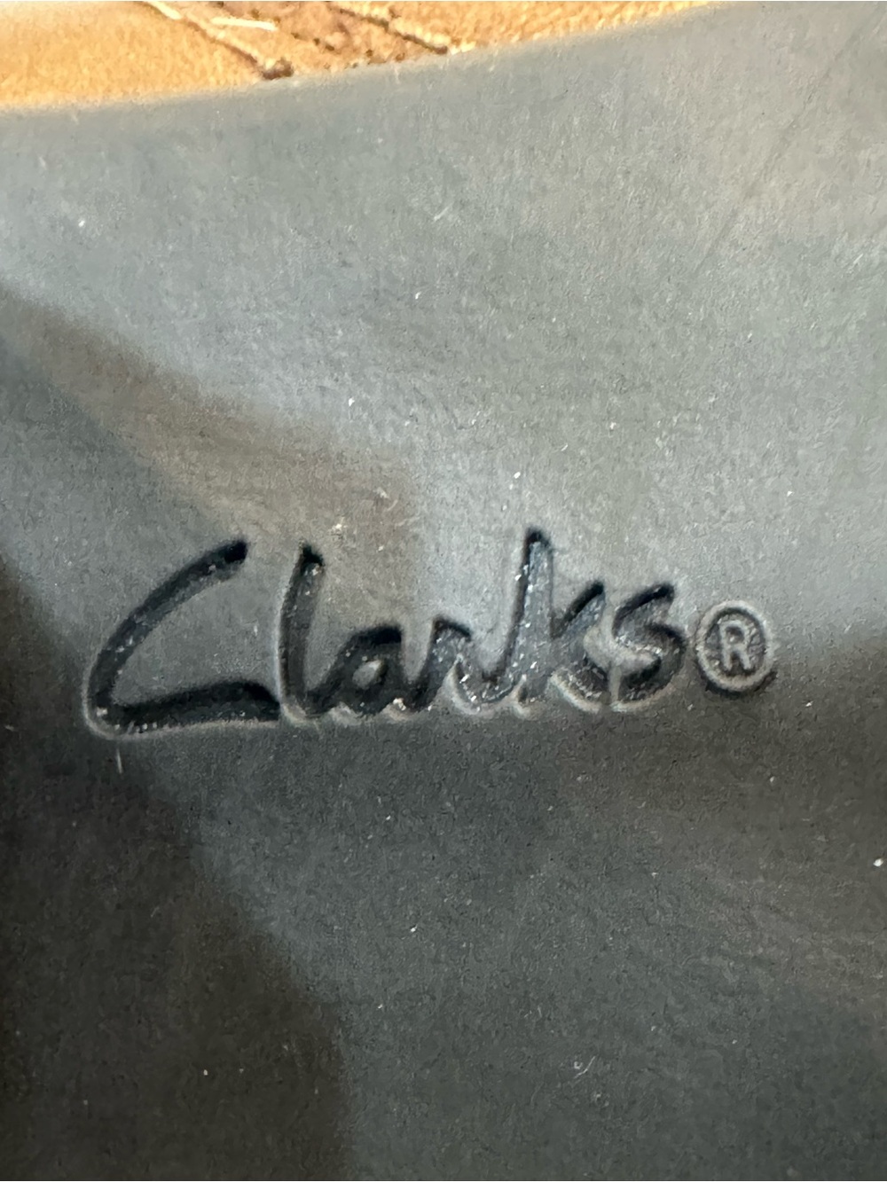 Collection by Clarks Cognac Leather Ankle Booties Heel 8.5 Lug Sole Block Heel - Picture 6 of 10